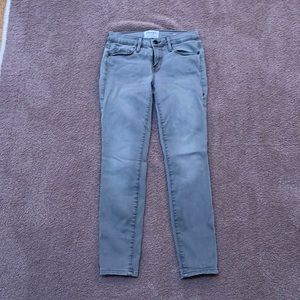 Frame gray le skinny de Jeanne cropped